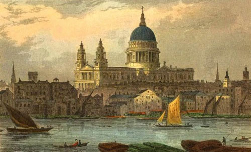 Londres. Catedral de San Pablo, 1710