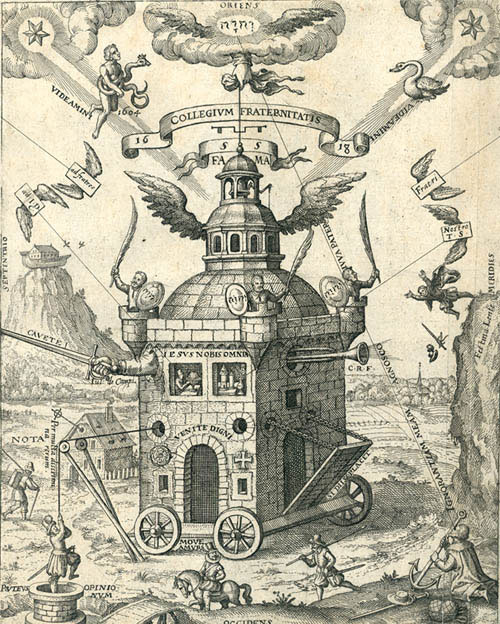 Celgio Invisible de la Rosa-Cruz. Teophilus Schweighardt, 1618