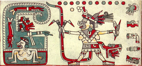 Tlazolteotl. La diosa náhuatl que devora los pecados de la confesión. Códice Laud, pág. 39