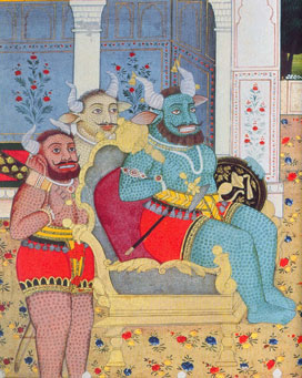 Demonios en la Tradición Hindú: El Asura Kumbha y su corte.