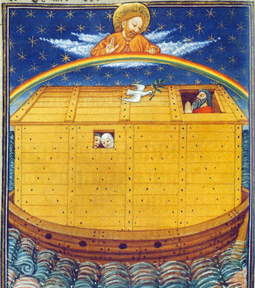 El Arca en el diluvio de Noé