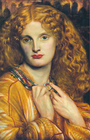 Helena de Troya. Dante Gabriel Rossetti (1863)