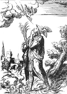 Mercurio-Hermes como "divinus amator". Achille Bocchi, Symbolicae quaestiones, 1574.