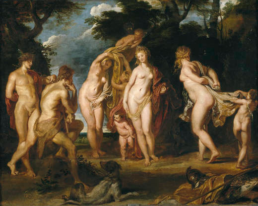 Pedro P. Rubens, El juicio de Paris, c. 1606. Museo del Prado. Madrid.