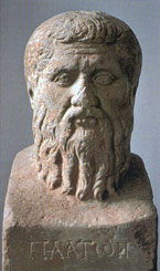 Platón, copia romana de un original griego, s. IV d. C.