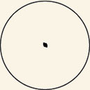 El punto (yod) en el centro del círculo.