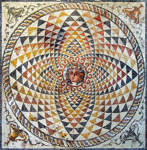 Mosaico romano, s. I a. C. Museo de Corinto.