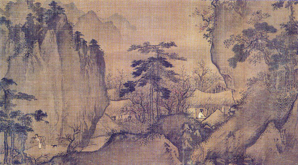 Primavera de flores de melocotón. Shichang Wang, c. 1531.