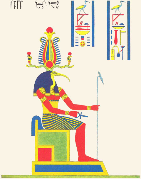 Thoth-Hermes. J. F. Champollion, Panthéon Égyptien, 1823.